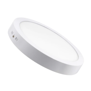 Panel LED Sobrepuesto Redondo 24W Blanco frío